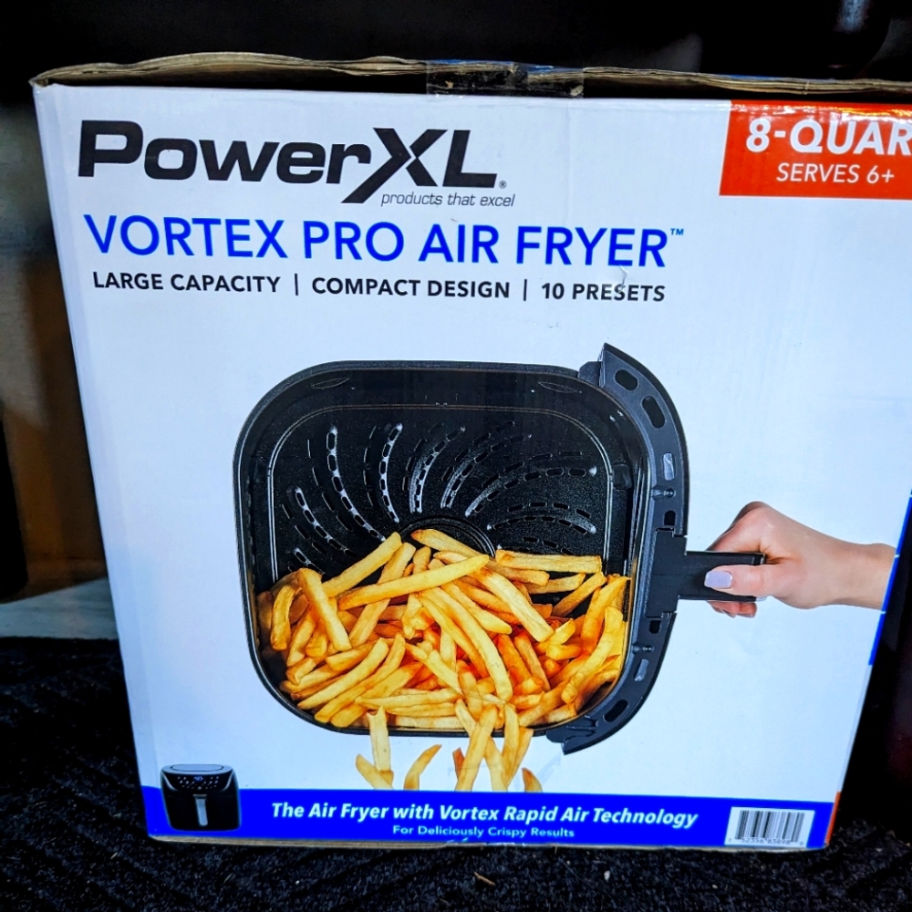 PowerXL Vortex Pro Air Fryer 8qt Black